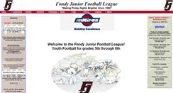 Desktop Screenshot of fondyjuniorfootball.com